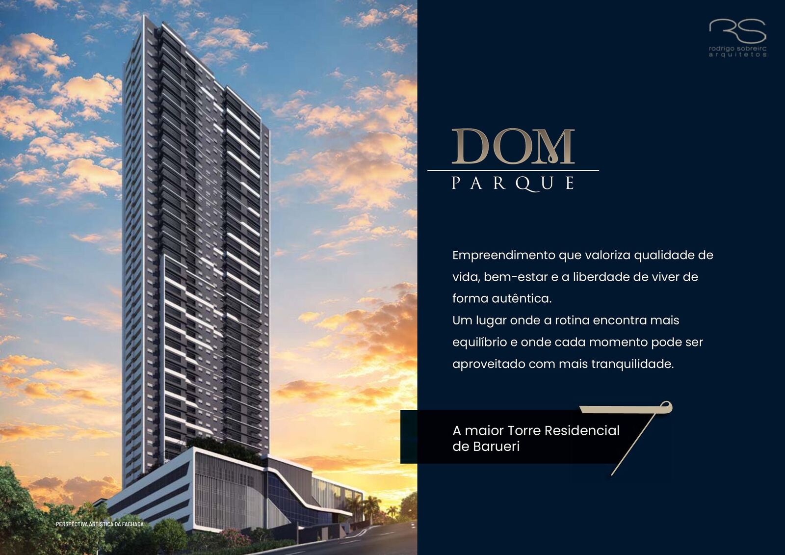 Fachada do Dom Parque